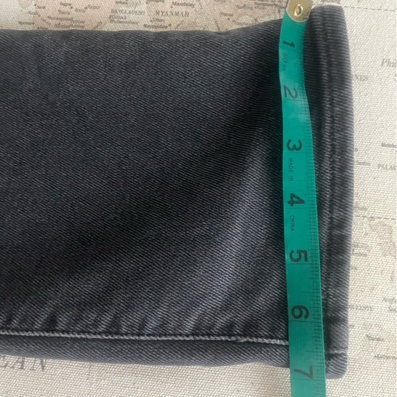 Madewell Cali Demi-Boot Jeans Size 25 Dark Gray Denim - Picture 12 of 14